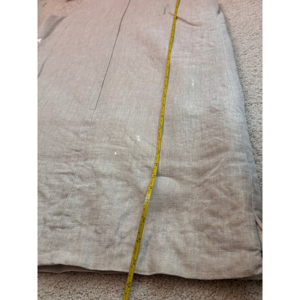 Lilly Pulitzer Metallic Linen Grommet Shift Dress Beige Gold Size 6 - Picture 14 of 15